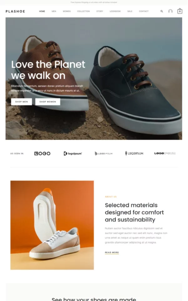 Recycled Shoe Store